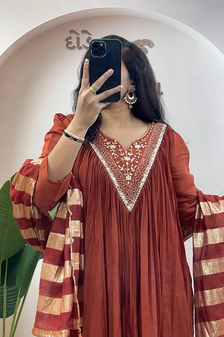 Flared Anarkali Dress