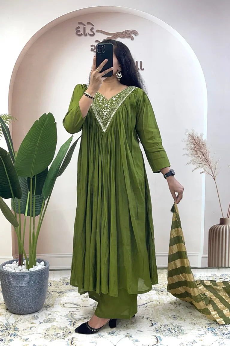 Flared Anarkali Dress
