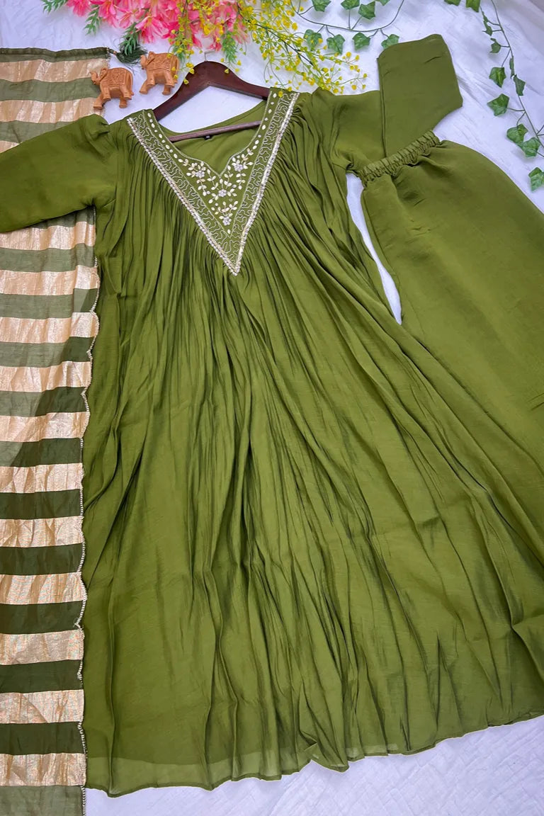 Flared Anarkali Dress