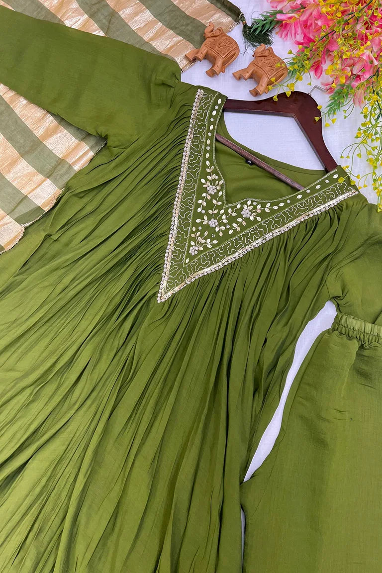 Flared Anarkali Dress