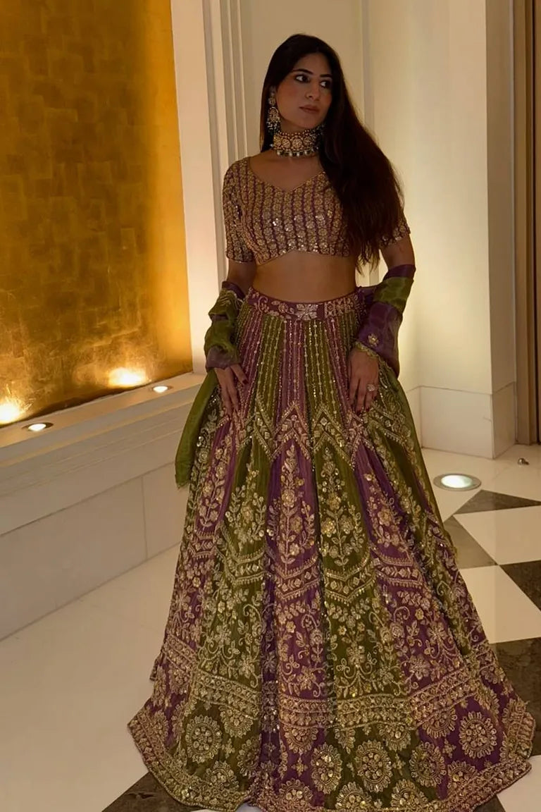 Olive Lehenga Choli