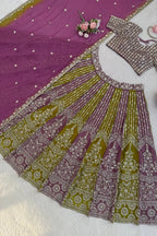Olive Lehenga Choli