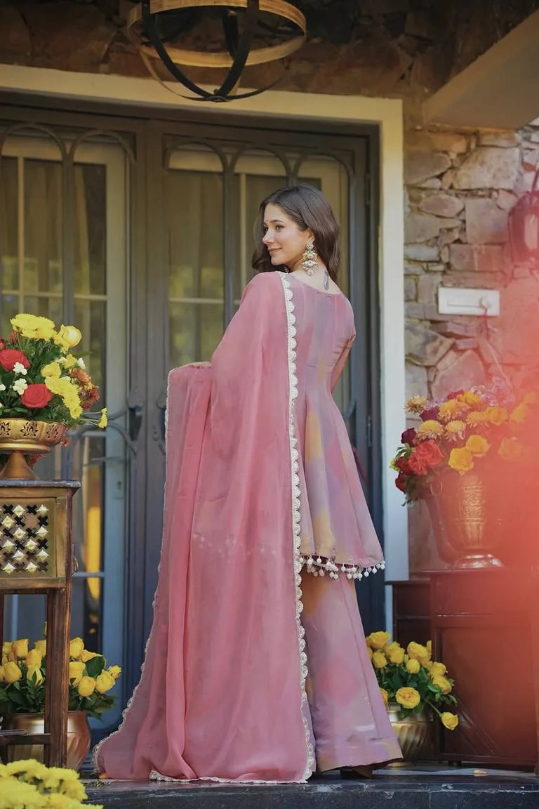 Soft Rose Celebration Wear