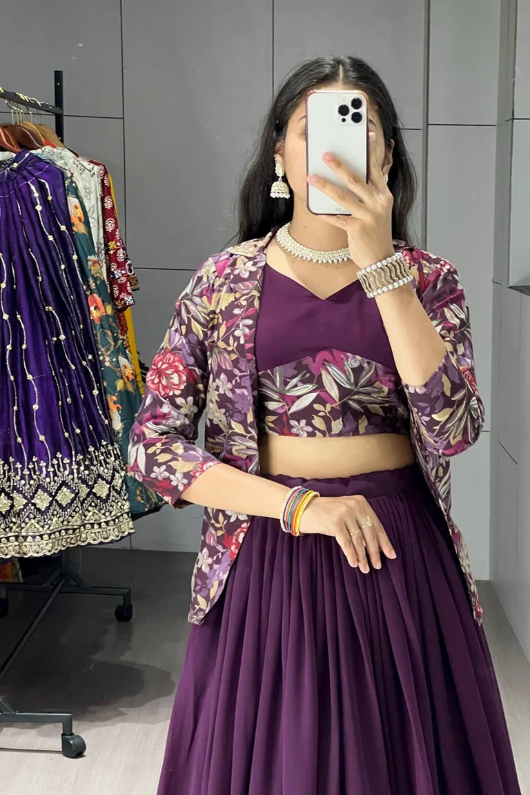 Classical  New Foil Printed Koti Set
