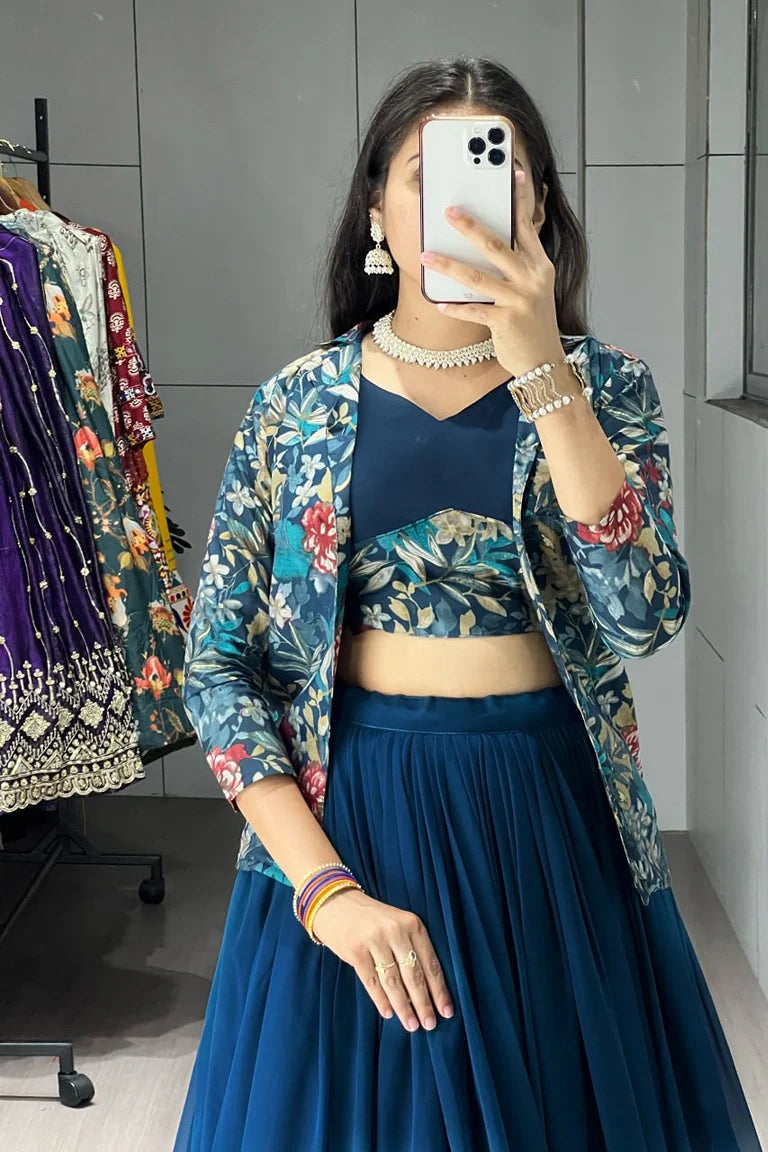 Classical  New Foil Printed Koti Set