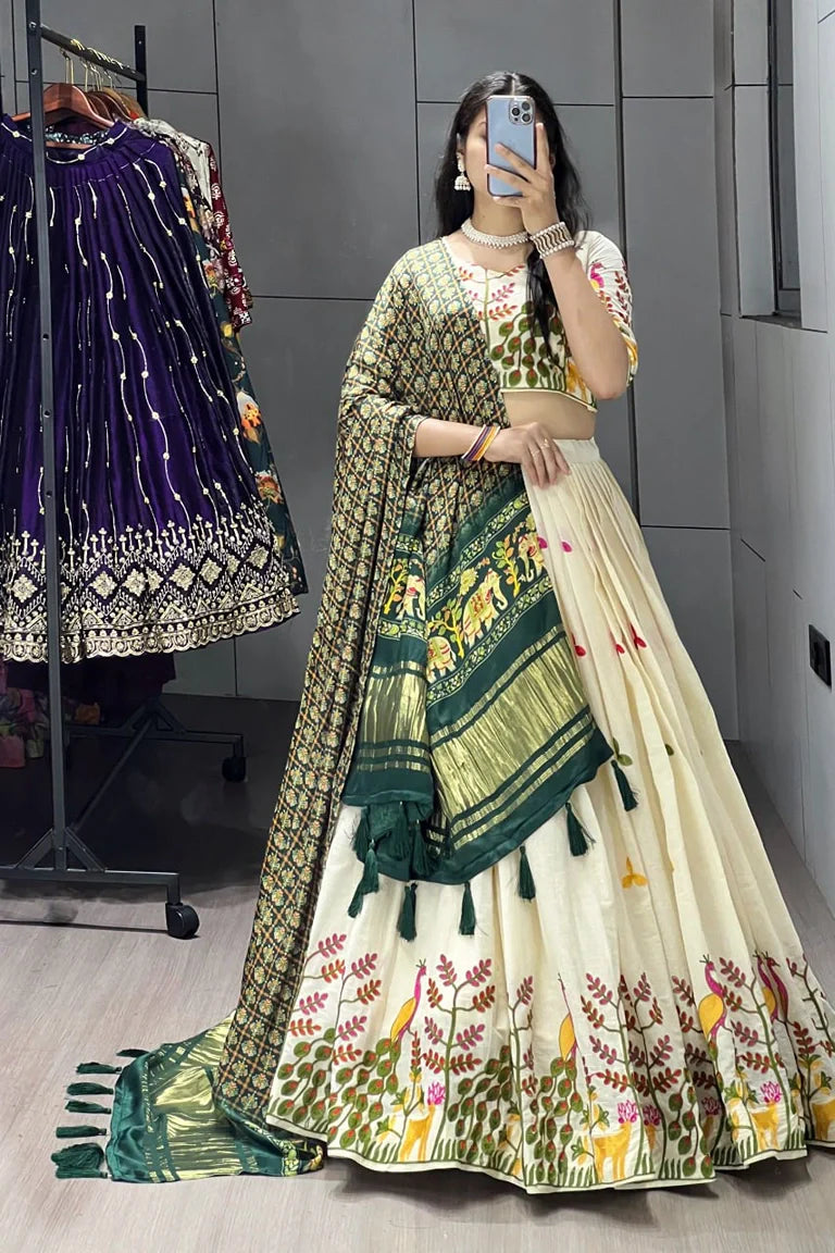 Heritage Garden Lehenga-choli