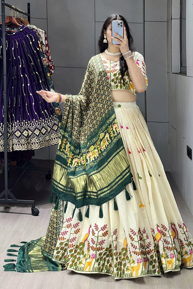 Heritage Garden Lehenga-choli