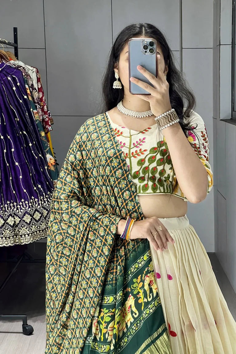 Heritage Garden Lehenga-choli