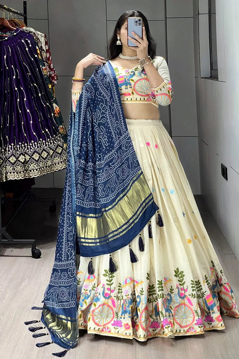 Heritage Garden Lehenga-choli