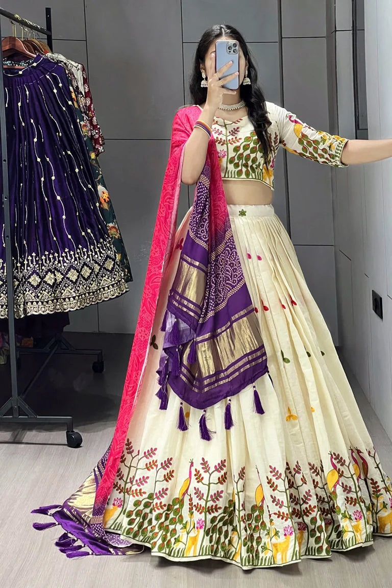 Heritage Garden Lehenga-choli