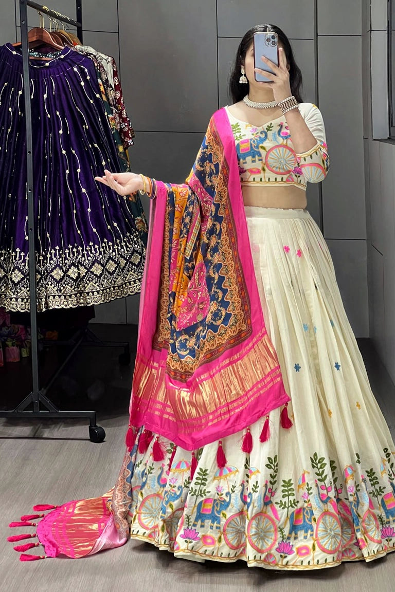 Heritage Garden Lehenga-choli