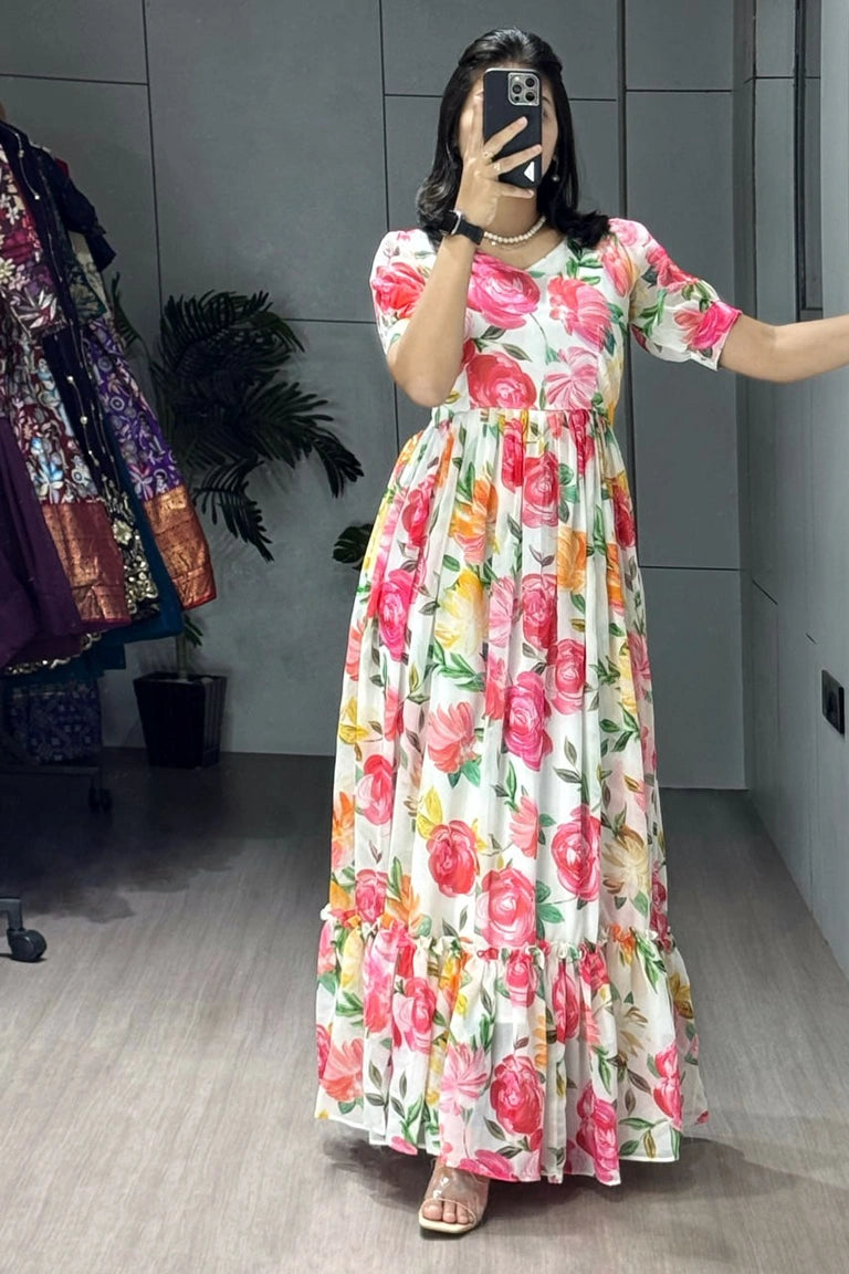 Ethereal Floral Flairy One Piece