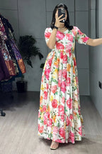 Ethereal Floral Flairy One Piece
