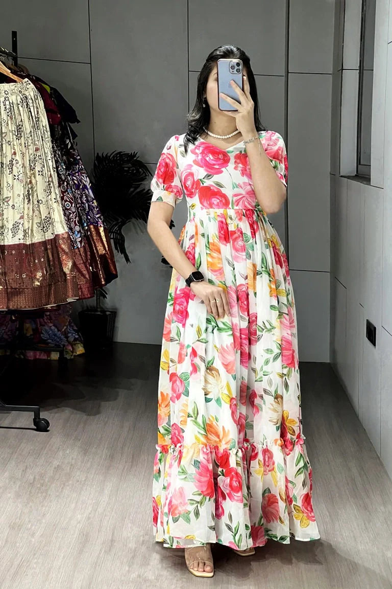 Ethereal Floral Flairy One Piece
