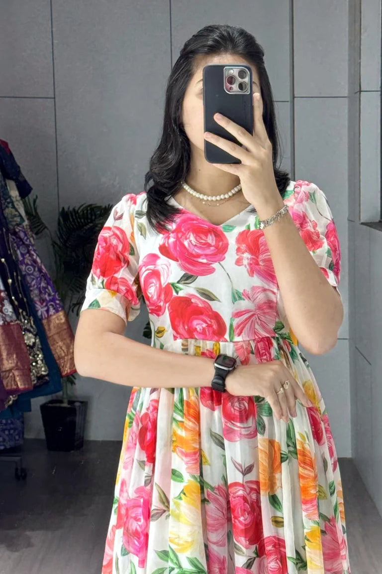 Ethereal Floral Flairy One Piece