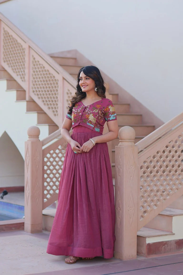 Rustic Petal KOTI-GOWN