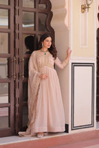 Peach Blossom  Anarkali Set