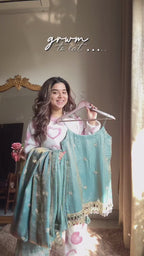 Fendy Silk Kurti with Sharara Set