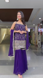 Contemporary Sharara with Dupatta
