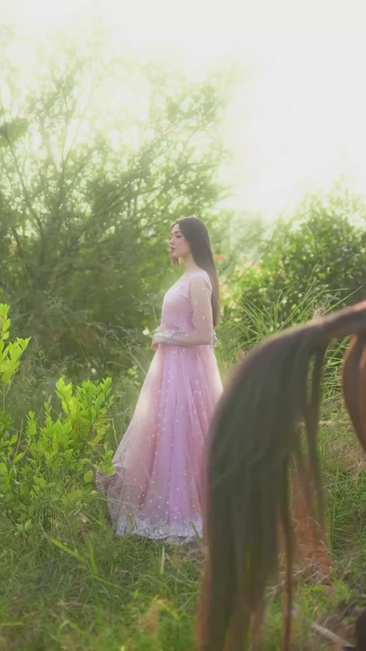 Party Wear Anarkali Style Lehenga Choli